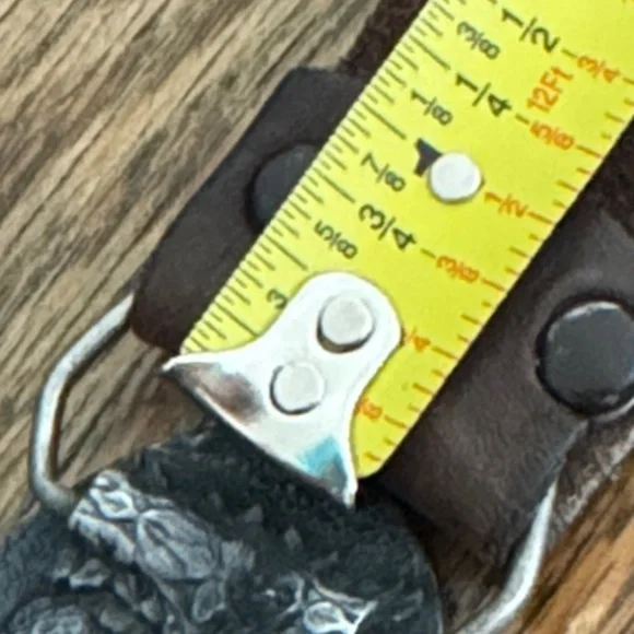 Western Rose Small Siskiyou Belt Buckle Vtg 1985 Metal - Picture 6 of 10